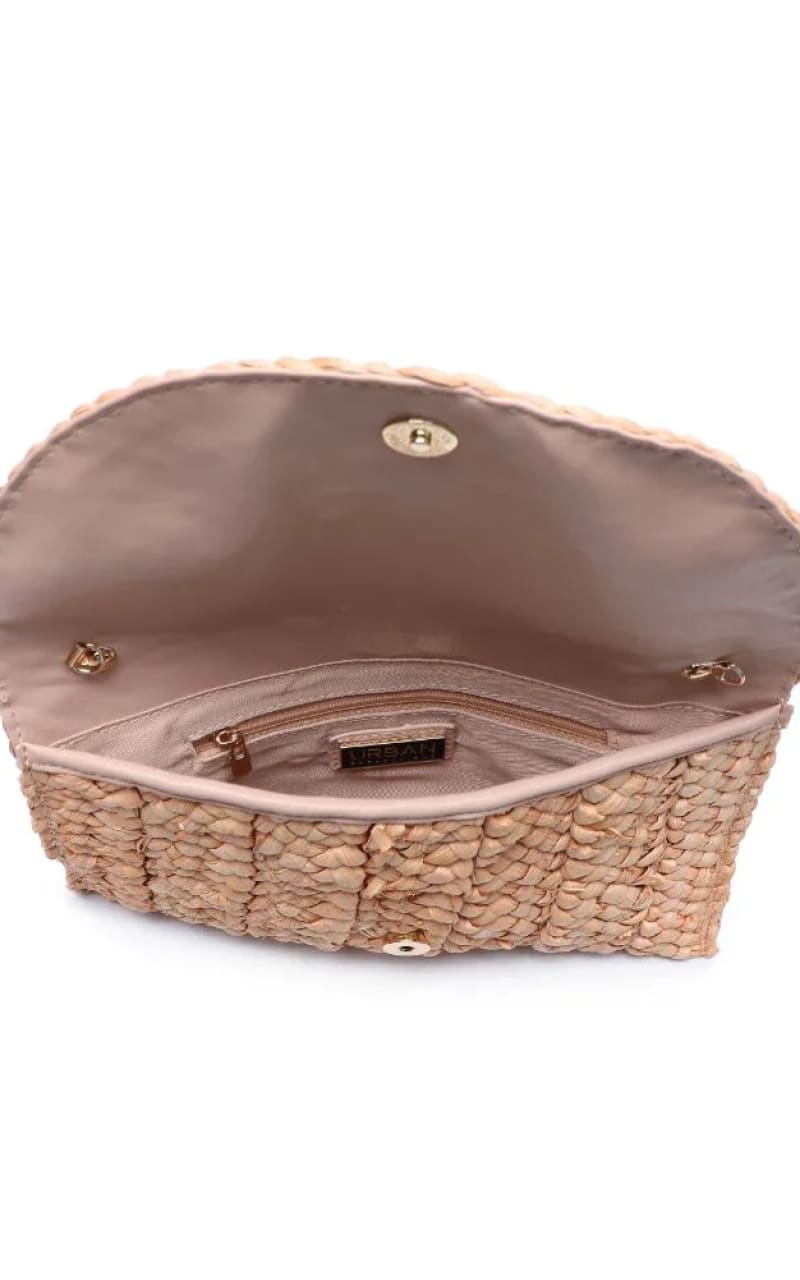 Urban Expressions - Aegean Straw Clutch - ACCESSORIES