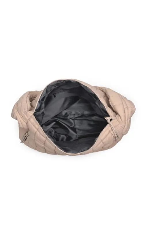 Urban Expressions- Leda Quilted Nylon Puffer Hobo Bag