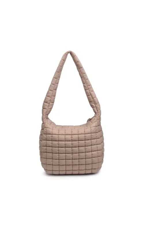 Urban Expressions- Leda Quilted Nylon Puffer Hobo Bag