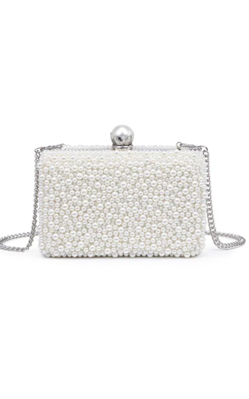 Urban Expressions - Idina Faux Pearl Evening Bag