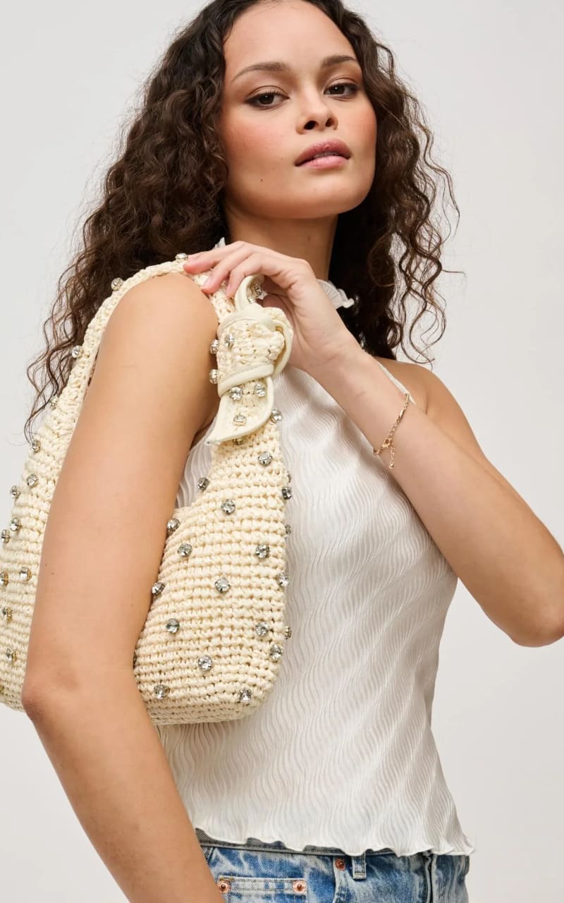 Urban Expressions - Jessa Straw Shoulder Bag - & Wallet