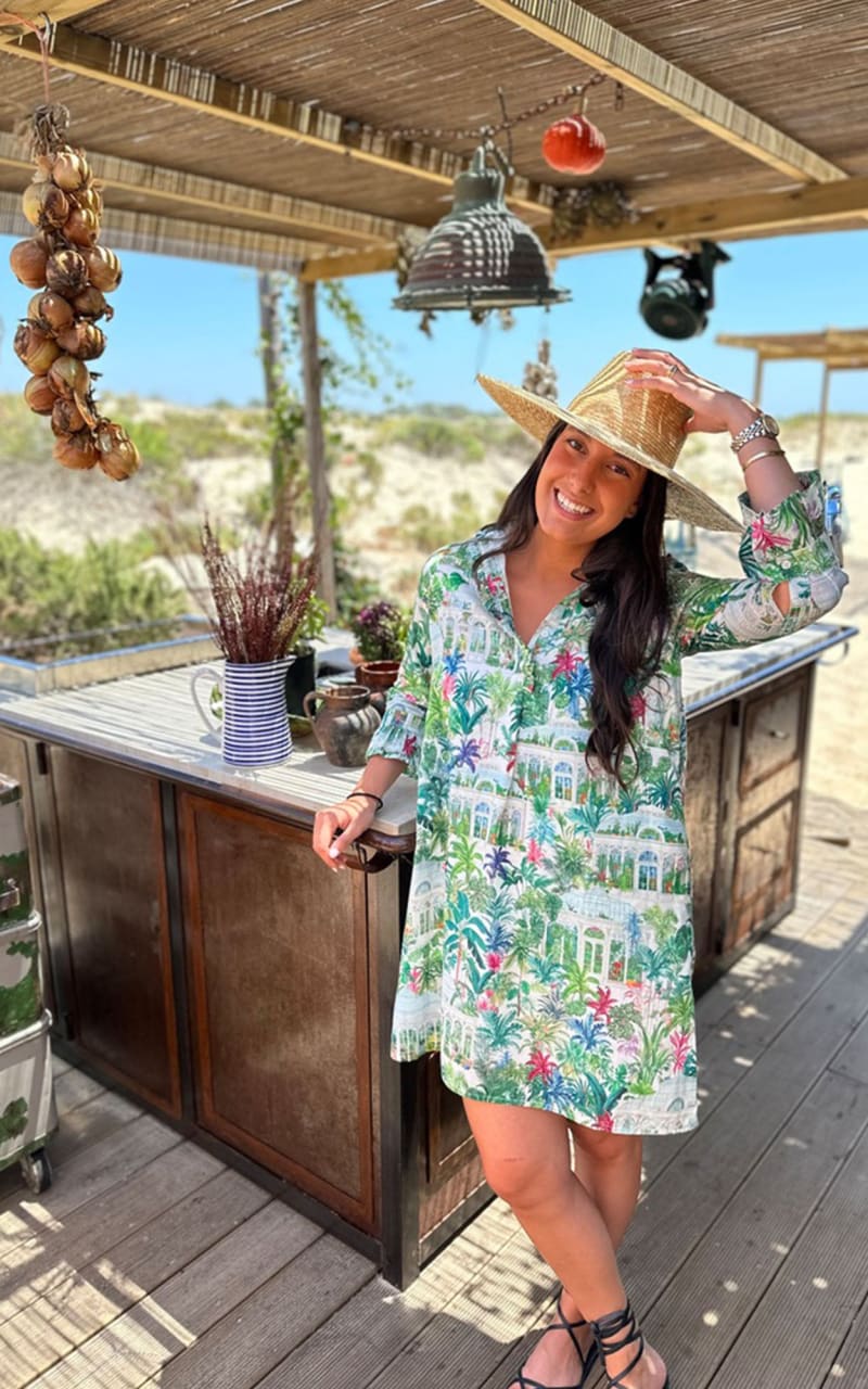 Vilagallo- Gara Dress in Greenhouses - DRESS