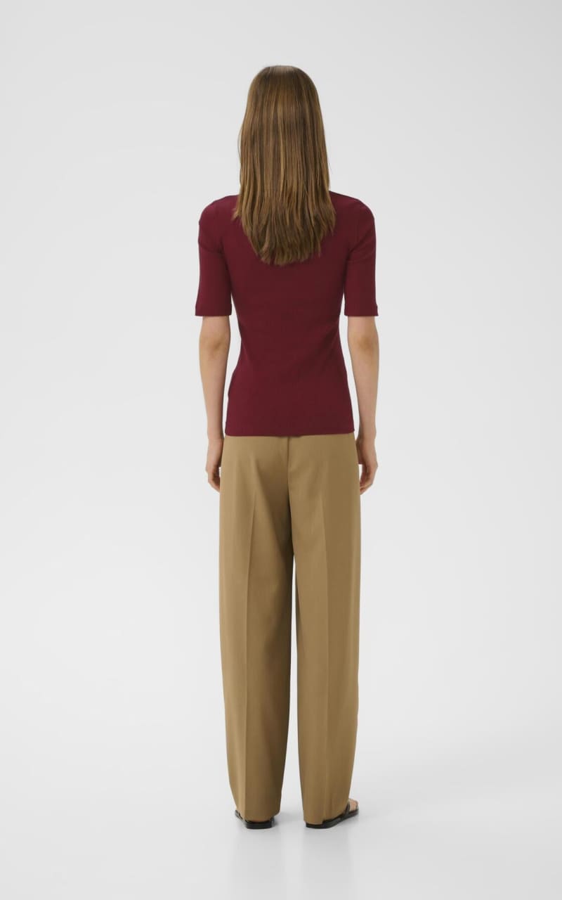 In Wear- Dagna T-Shirt in Cabernet - T-SHIRT & TANK
