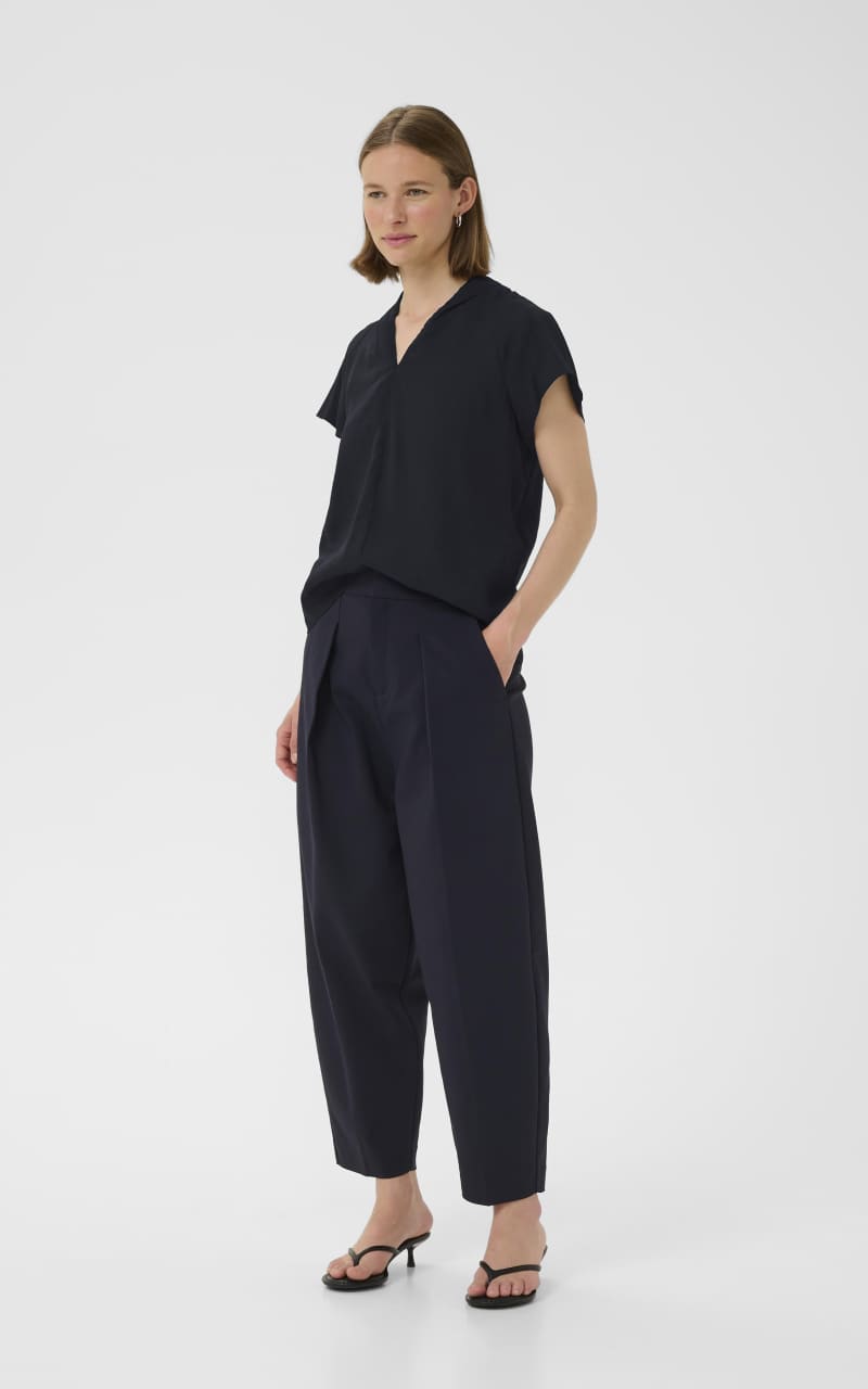InWear- Adelia Blouse in Marine Blue - Blouses & Tops