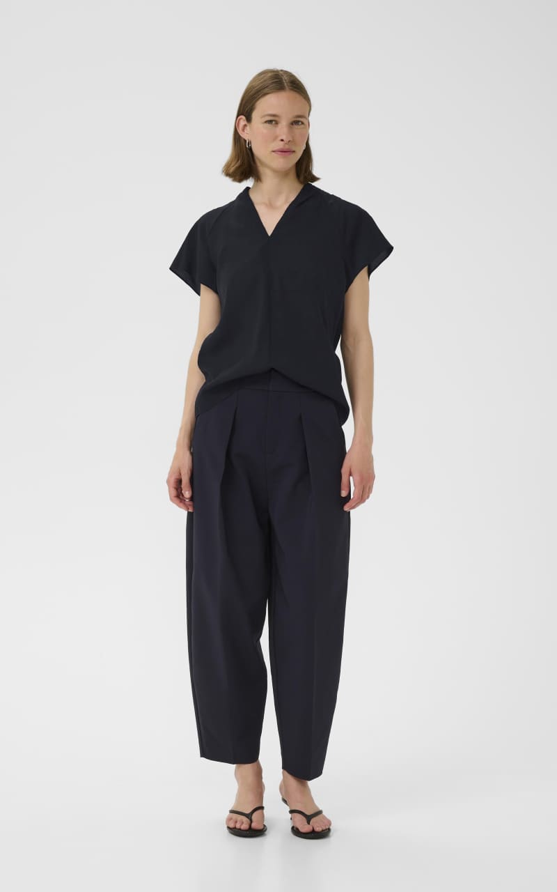 InWear- Adelia Blouse in Marine Blue - Blouses & Tops