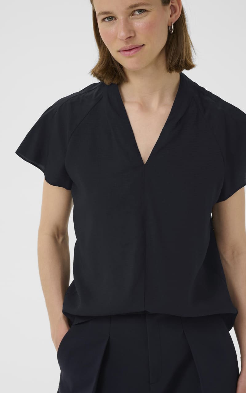 InWear- Adelia Blouse in Marine Blue - Blouses & Tops