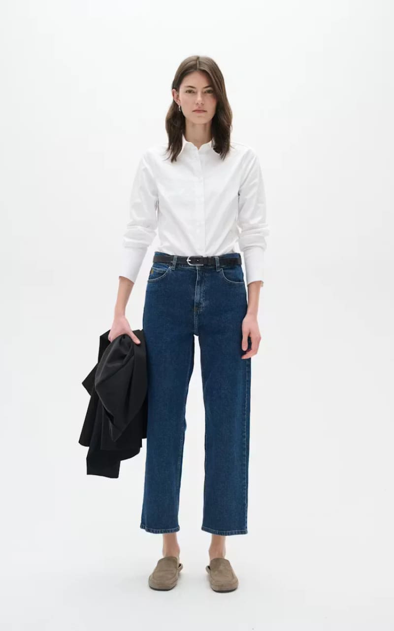 InWear- Cally Button Blouse - White / 34 - Blouses & Tops