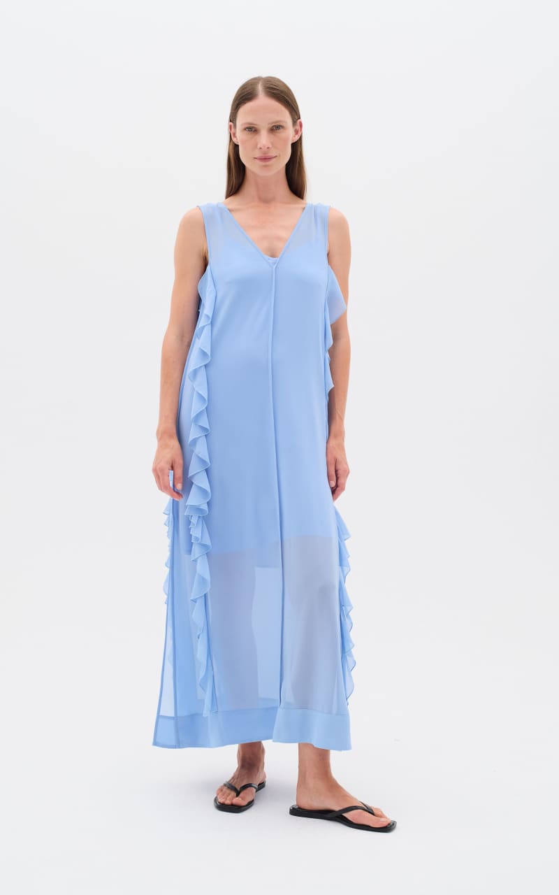 ワンピース I AM MARI Quilting balloon flare dress 4BNY462 Martine Poplin Bubble Dress | Aritzia INTL