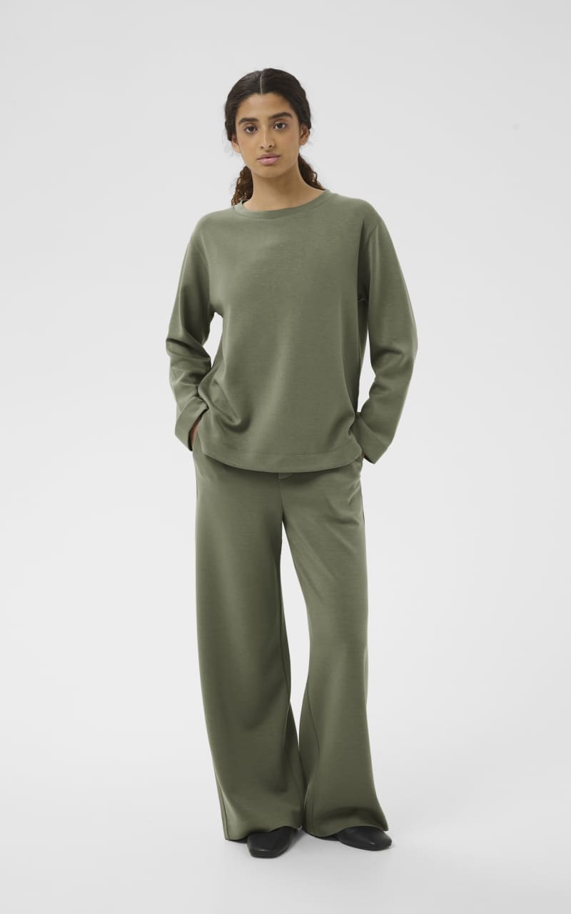 InWear- Gincette Sweatshirt in Mulled Basil - SWEATER &