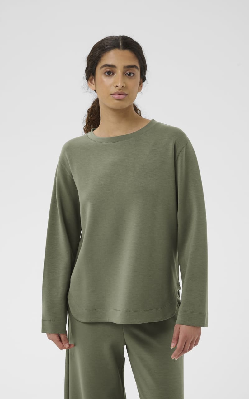 InWear- Gincette Sweatshirt in Mulled Basil - SWEATER &