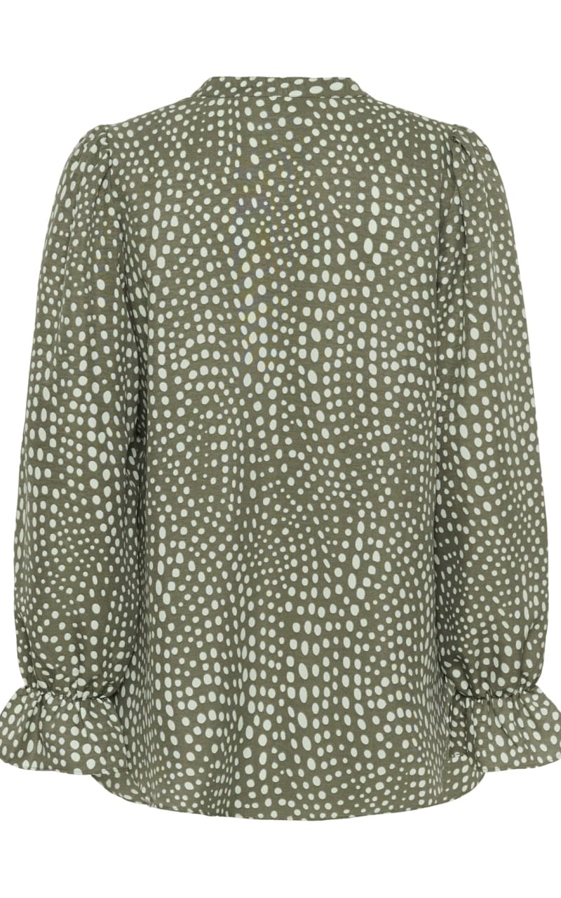 InWear- Liberty Printed Blouse in Green Fade - Blouses &