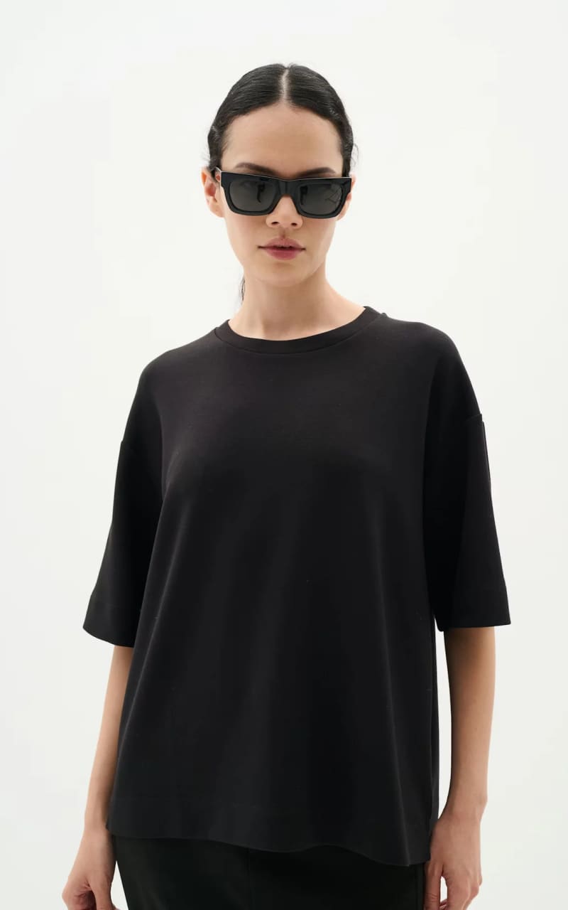 InWear- Pannie Oversized T-Shirt in Black - T-SHIRT & TANK