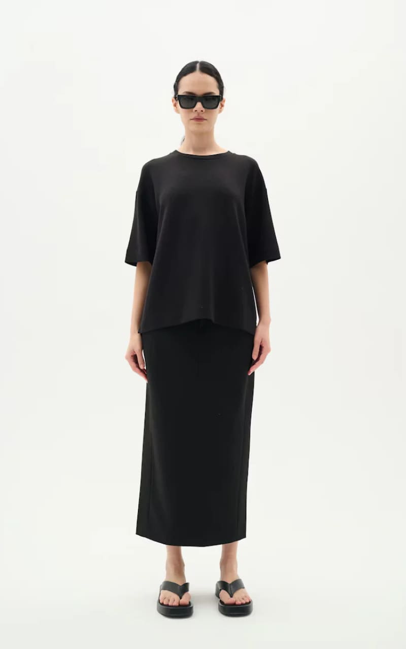 InWear- Pannie Oversized T-Shirt in Black - T-SHIRT & TANK