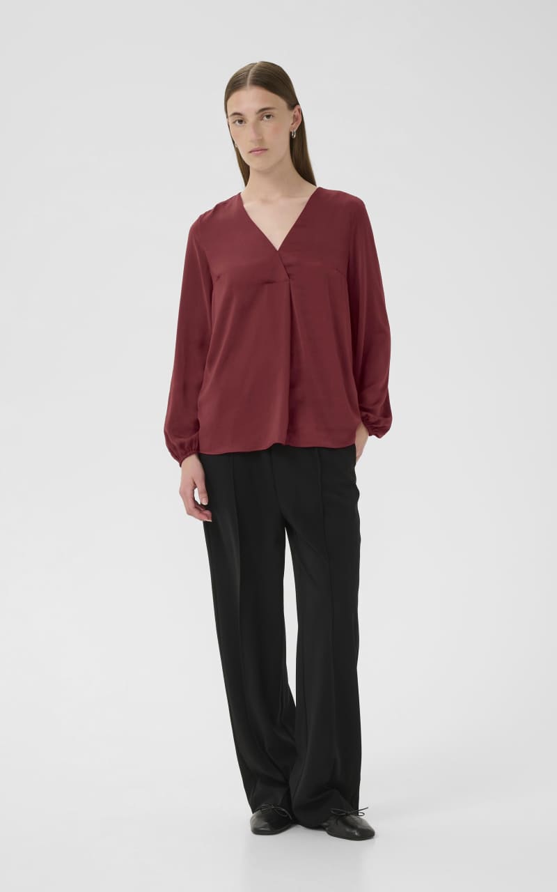 InWear- Rinda Long Sleeve Blouse - Blouses & Tops