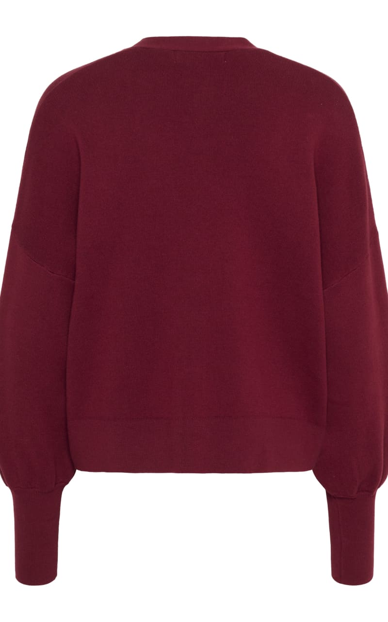 InWear- Tenley Cardigan in Cabernet - SWEATER & SWEATSHIRT