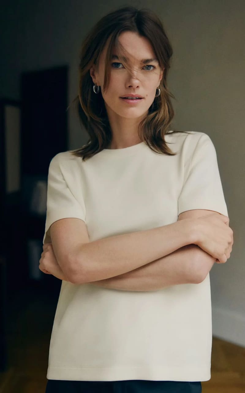 InWear- Vincent Karmen T-Shirt in Whisper White - T-SHIRT &