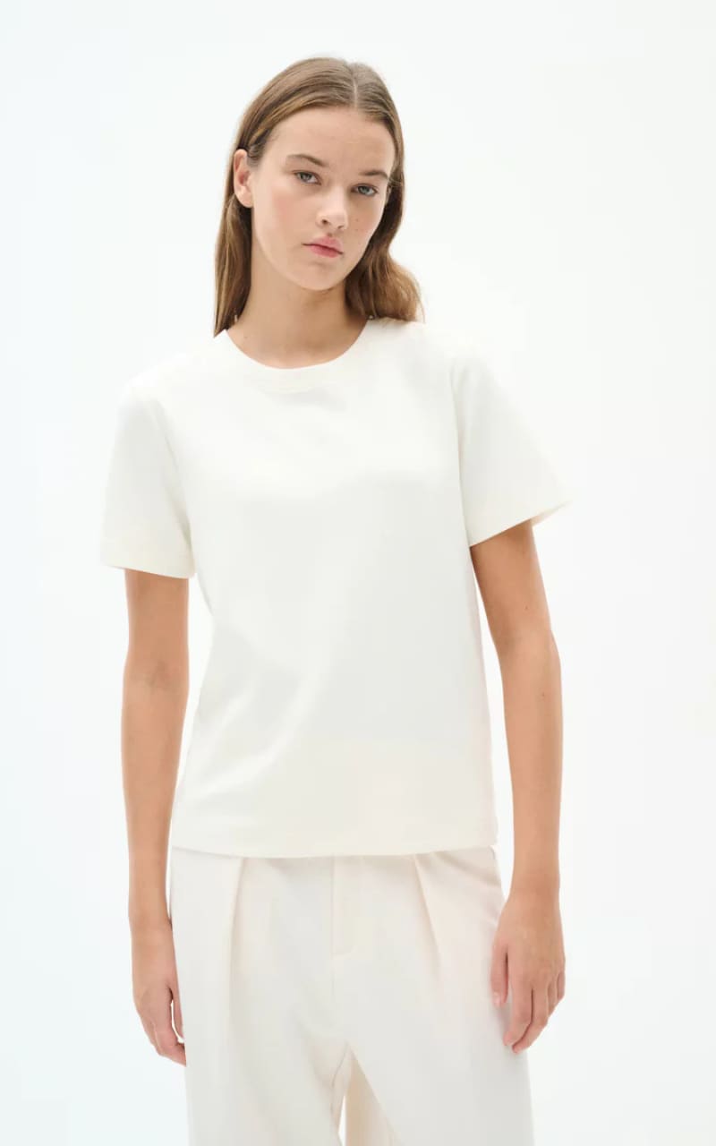 InWear- Vincent Karmen T-Shirt in Whisper White - T-SHIRT &