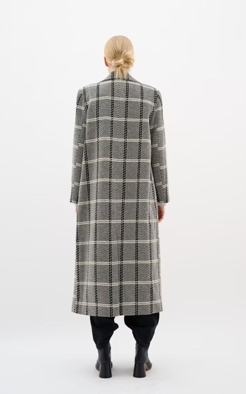 InWear- Yania Coat in Black/White - Outerwear