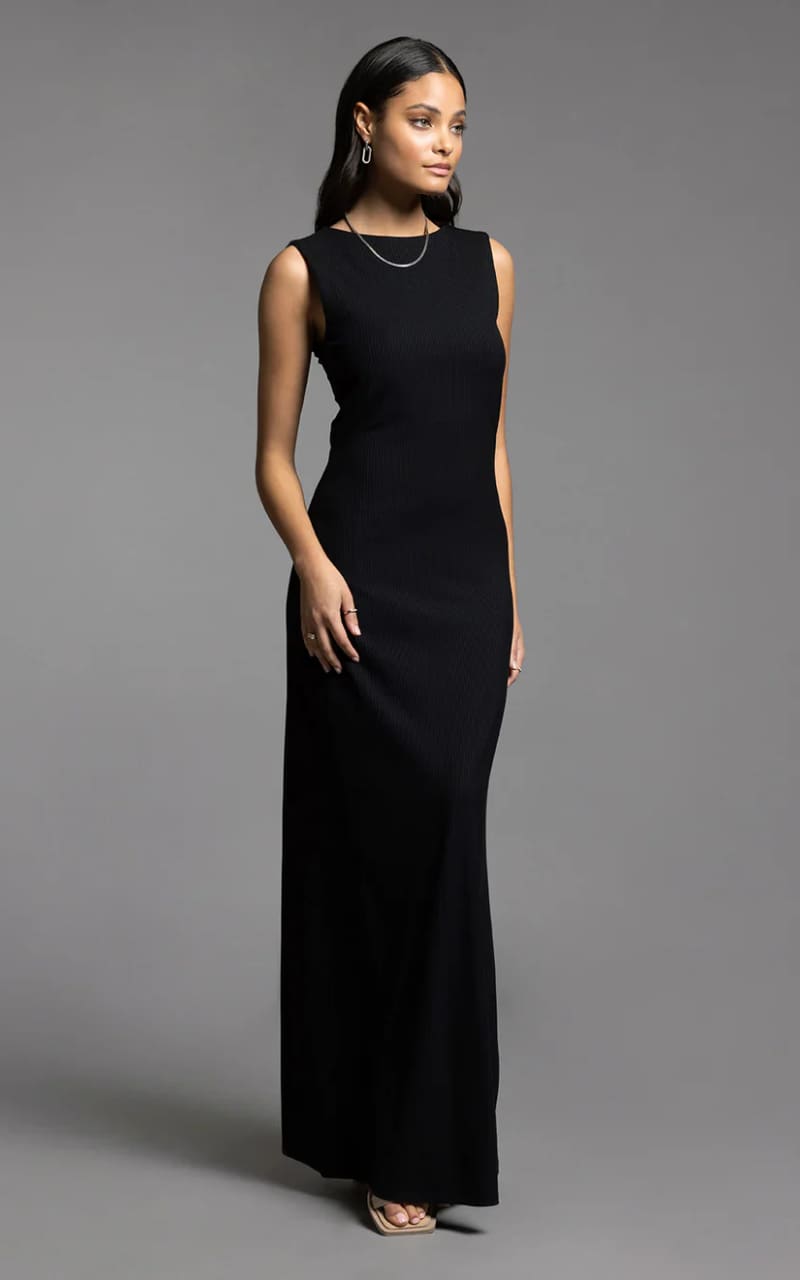 Weekend- Leighton Maxi Dress in Black - DRESS