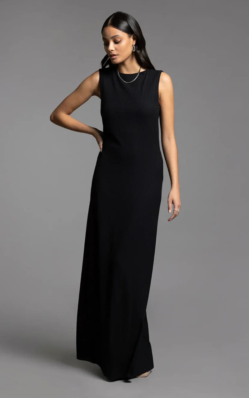 Weekend- Leighton Maxi Dress in Black - DRESS