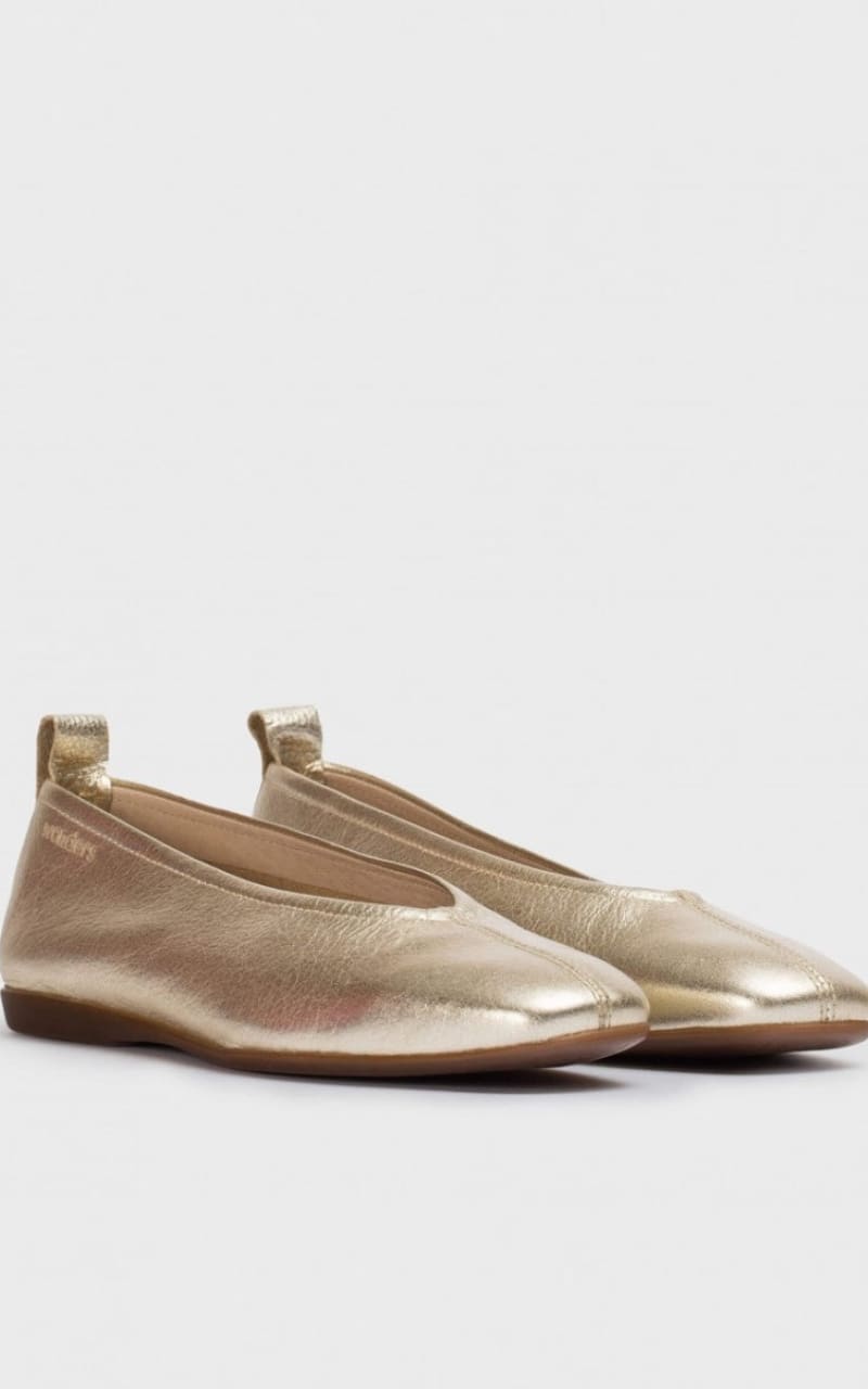Wonders- Pepa Ballet Flat in Max Platino - footwear