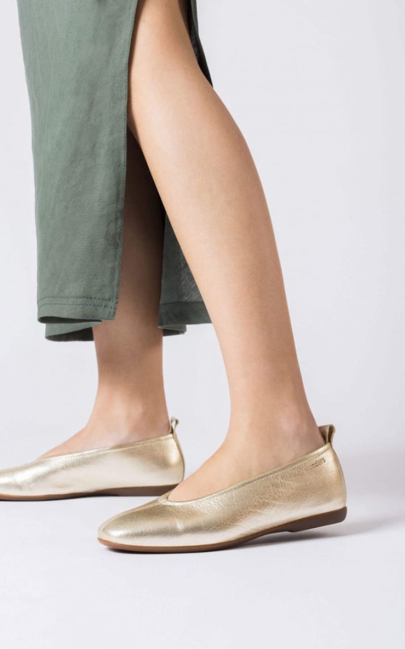 Wonders- Pepa Ballet Flat in Max Platino - footwear