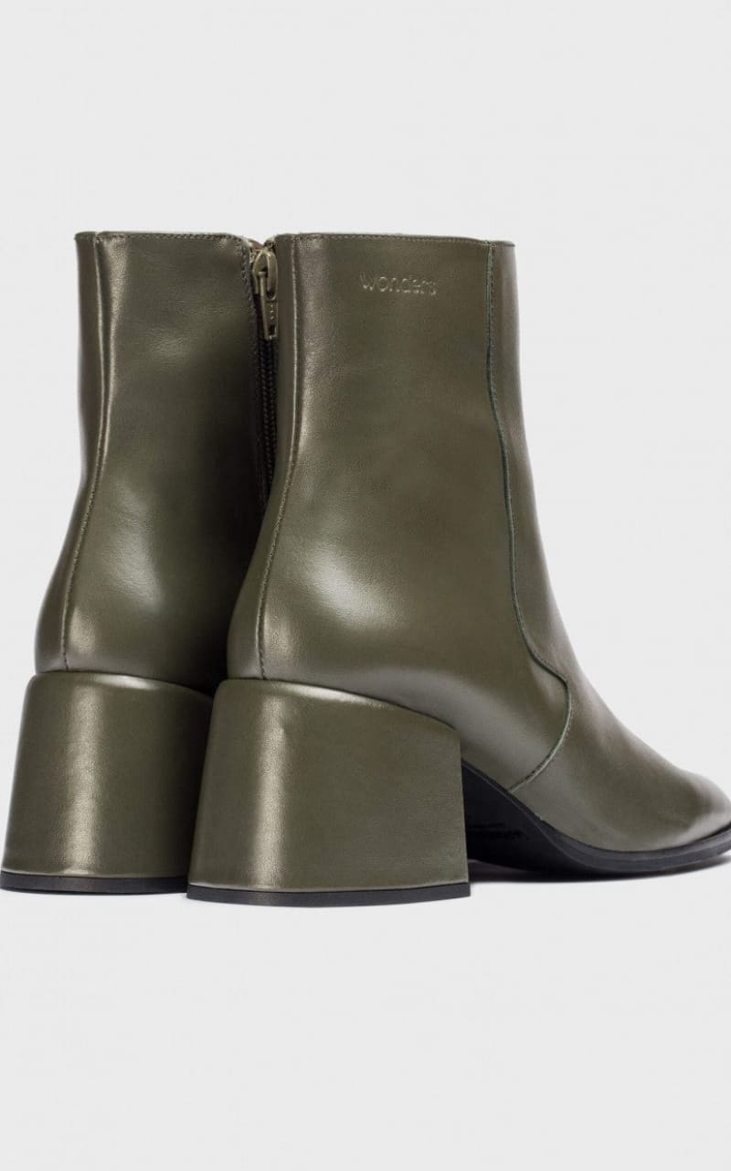 Wonders- Rodolfo Ankle Boots in Green - footwear