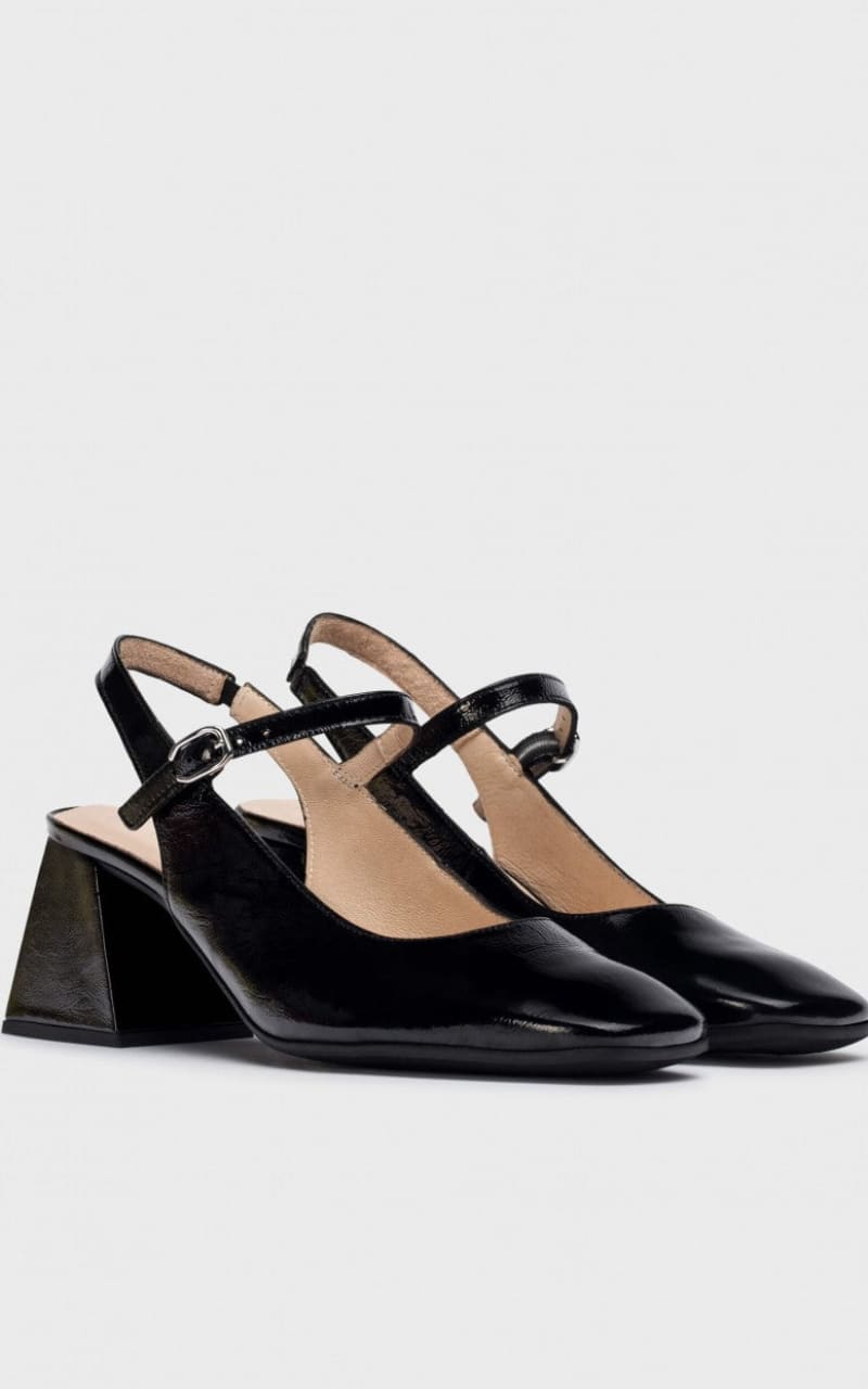 Wonders- Slingback Mary Jane Heels - footwear