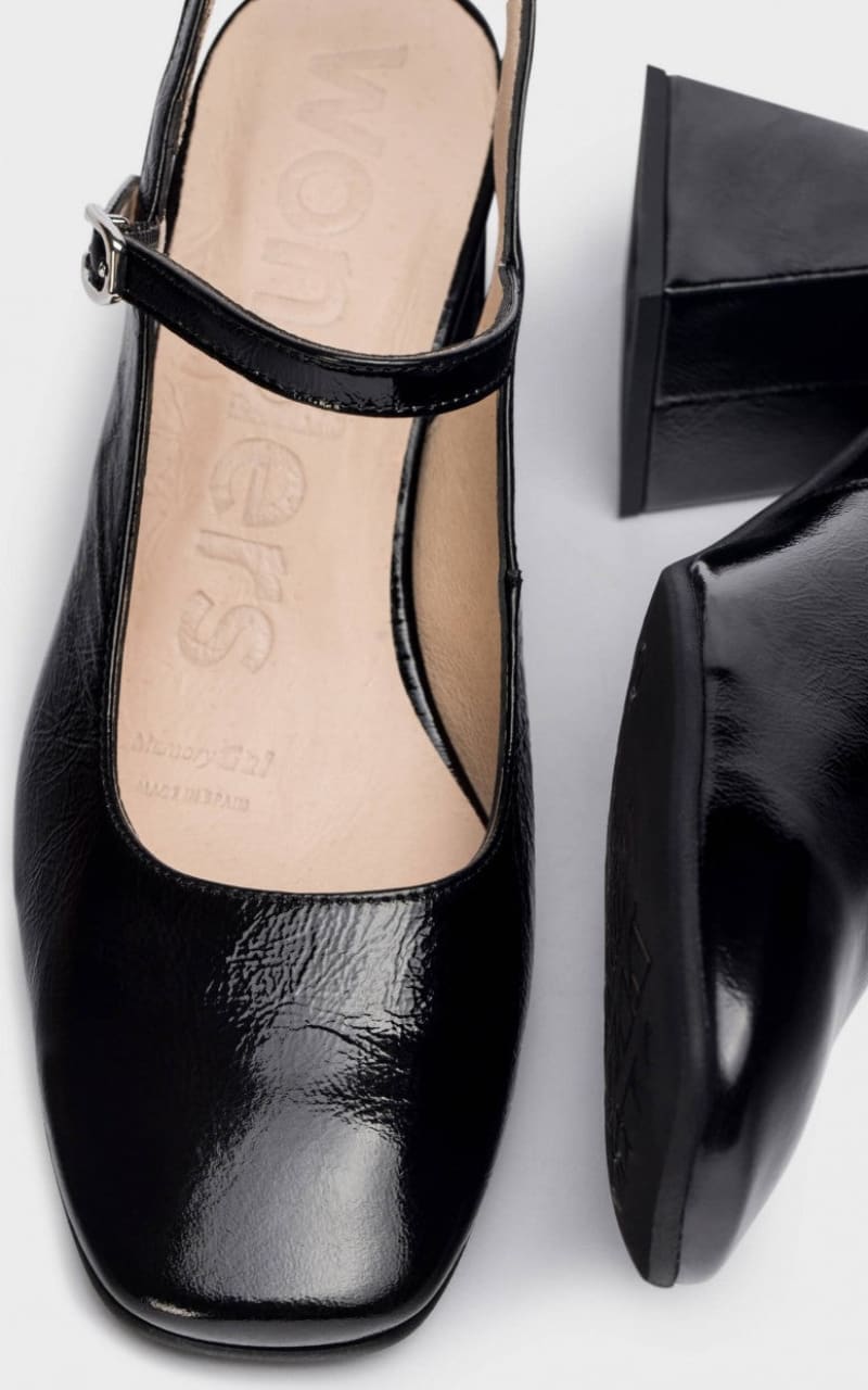 Wonders- Slingback Mary Jane Heels - footwear