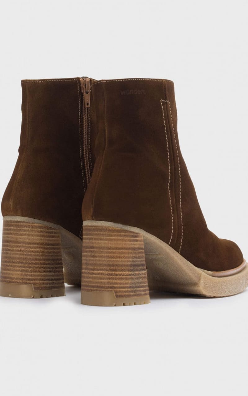 Wonders- Verona Boot in Luxe Cappuccino Suede - footwear