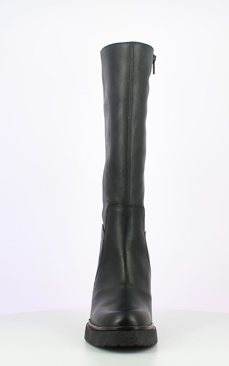 Wonders- Verona Tall Boot in Black - footwear