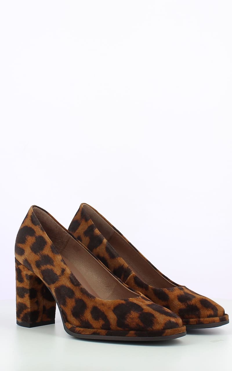 Wonders- Denis Leopard Pump - shoes