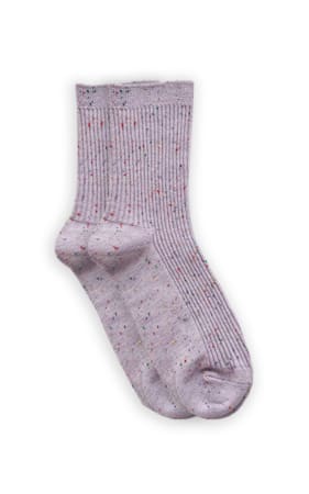 XS Unified- Confetti Socks W Colour Options - LILAC -