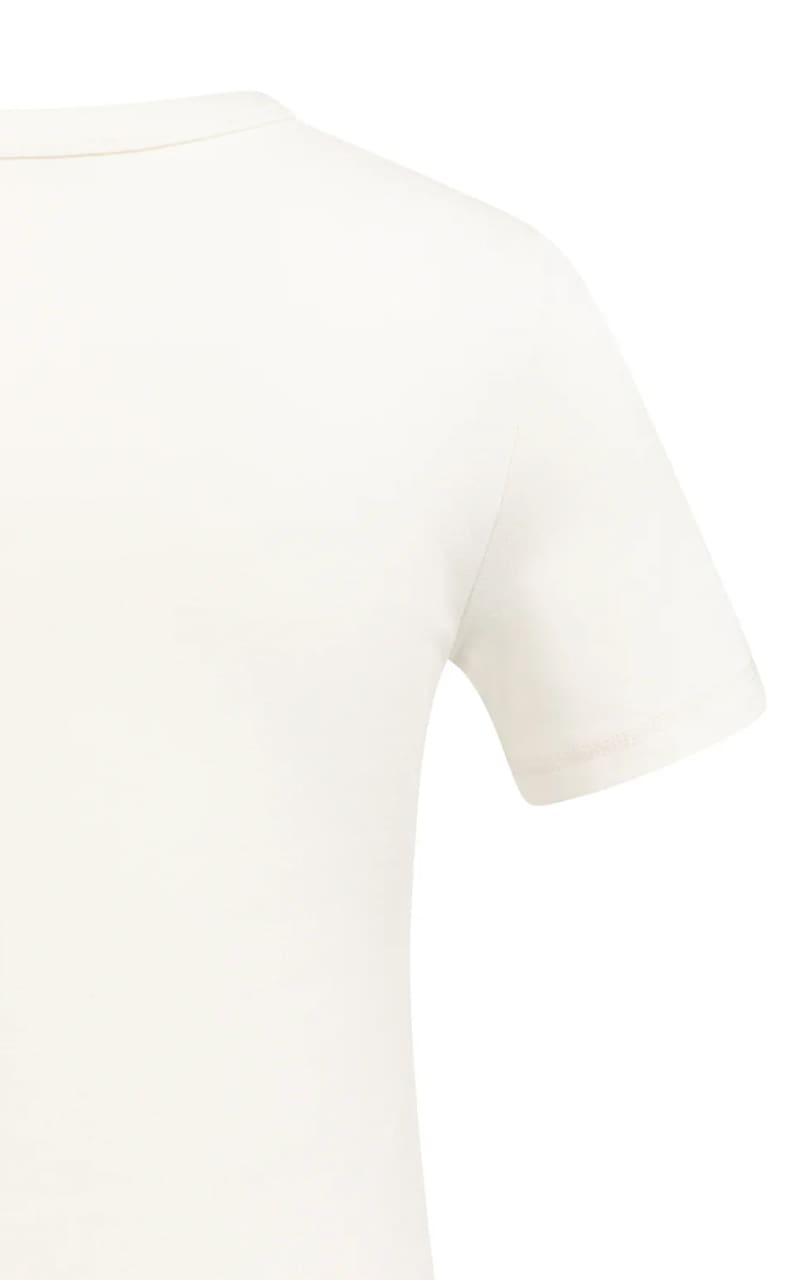 YAYA- Round Neck T-Shirt in Off White - T-SHIRT & TANK