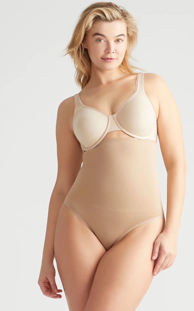 Yummie- High Waist Thong Seamless Shaper - Shapewear