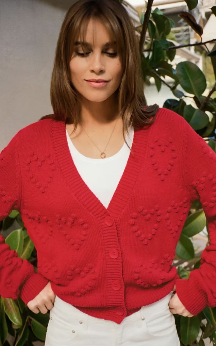 Z SUPPLY- All Yours Cardigan in Kiss Me Red - SWEATER &