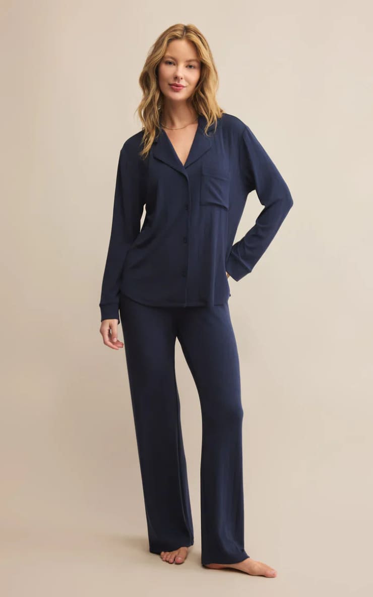 Z SUPPLY- Classique Rib Pant in Eclipse
