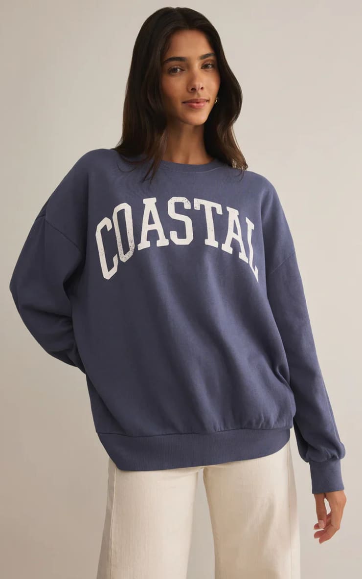 Z SUPPLY - Coastal Sunday Sweatshirt - Top