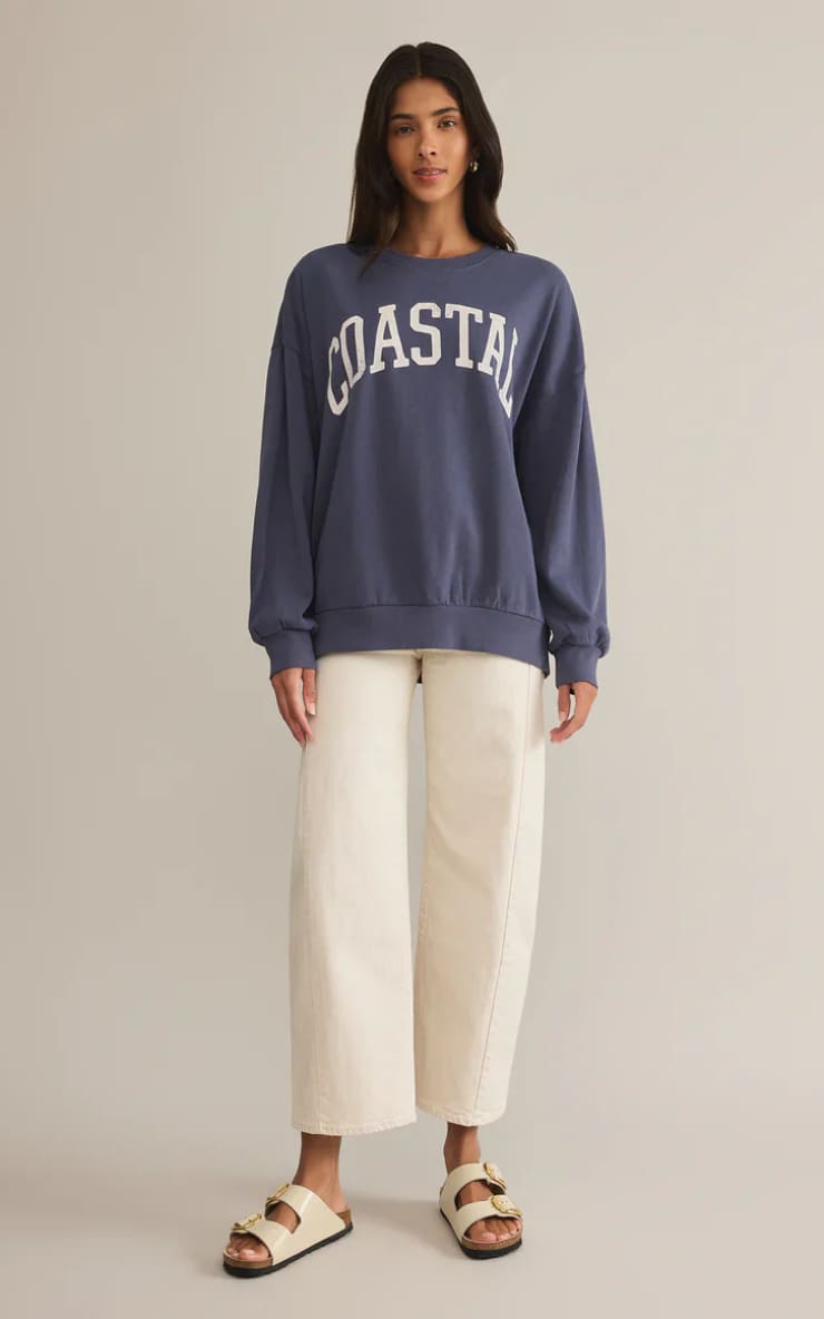 Z SUPPLY - Coastal Sunday Sweatshirt - Top