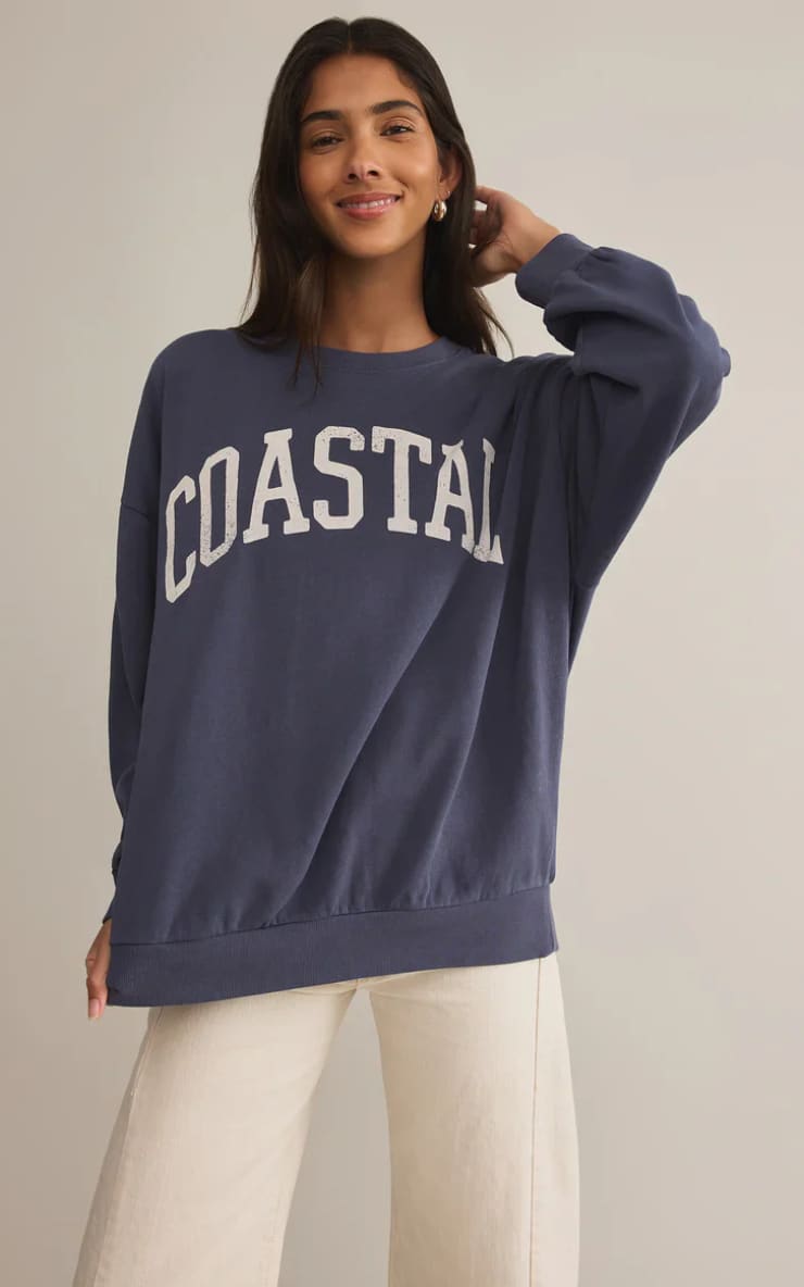 Z SUPPLY - Coastal Sunday Sweatshirt - Top