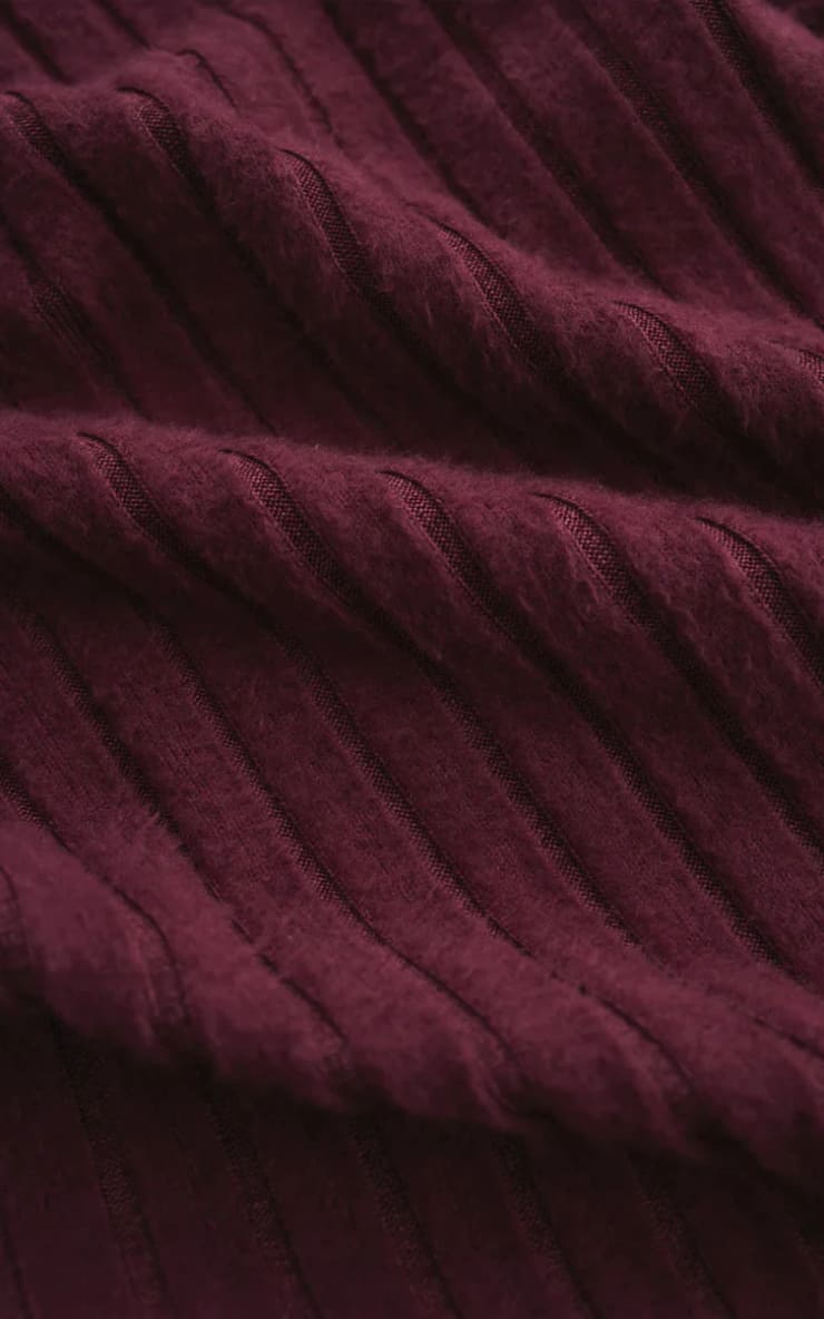 Z SUPPLY- Dawn Smocked Rib Pant in Merlot