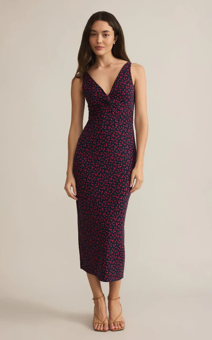 Z SUPPLY - Eleve La Rosa Ditsy Midi Dress