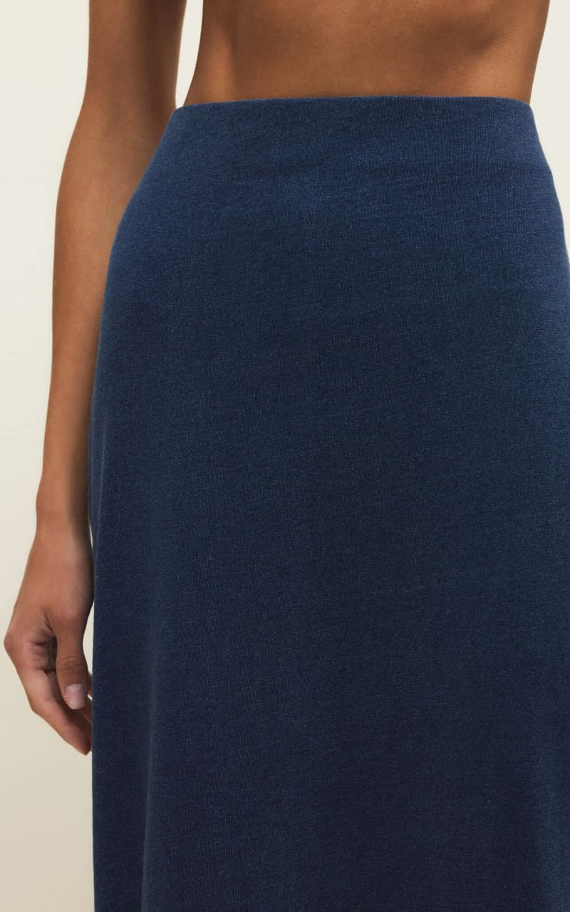 Z SUPPLY- Gail Midi Skirt in Indigo