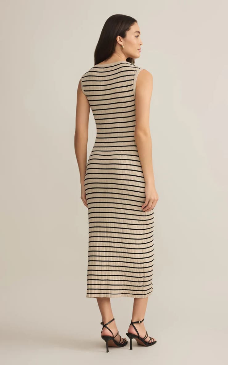 Z SUPPLY - Giselle Stripe Rib Maxi Dress