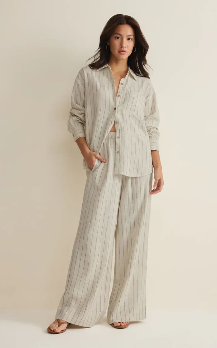 Z SUPPLY- Henri Striped Linen Pants in - Pant