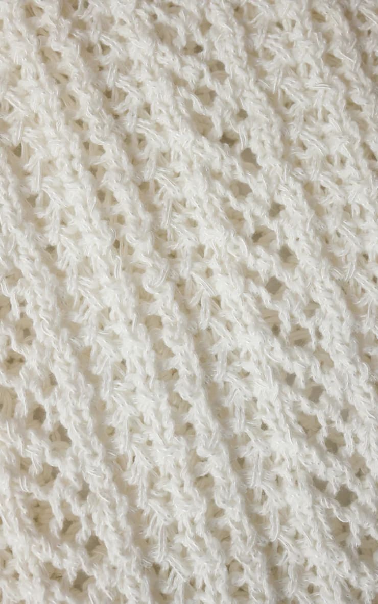 Z SUPPLY- Hullen Diamond Crochet Sweater in Cloud - SWEATER