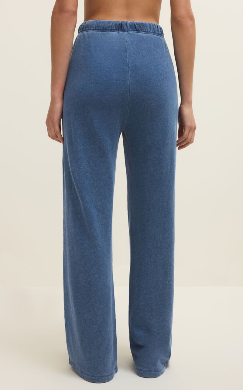 Z SUPPLY- Hunter Knit Denim Pant in Calypso Blue Indigo