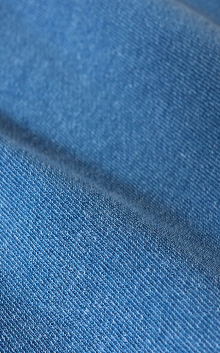 Z SUPPLY- Hunter Knit Denim Short in Calypso Blue Indigo