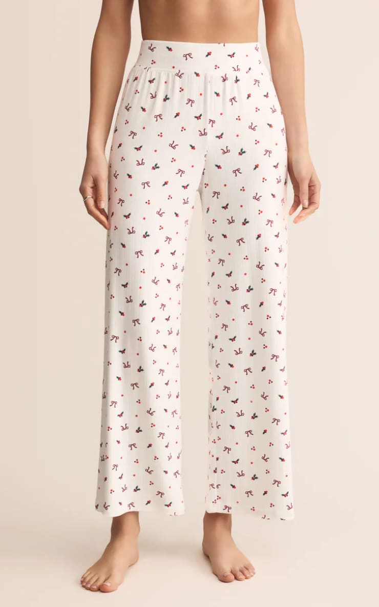 Z SUPPLY- Luxe Holly Pant in White - Pajama