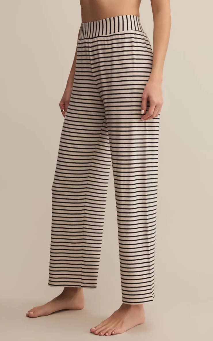 Z SUPPLY- Luxe Stripe Pant in Crystal